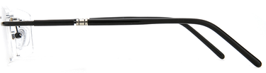 Men Cristal Eyeglasses: Curry - Black - SpecSMART Eye Clinic (Side View)